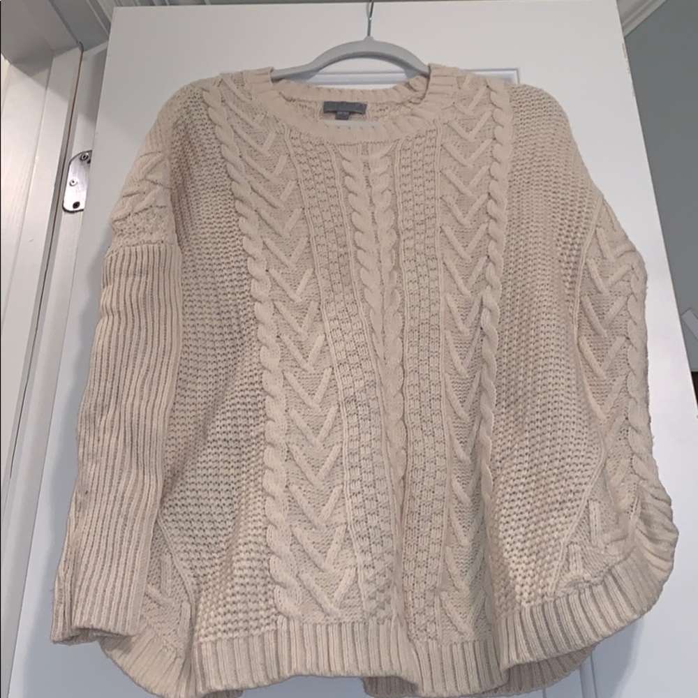 Great quality cream knit sweater